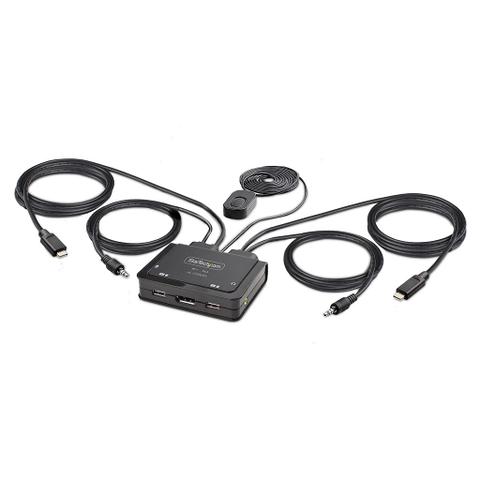StarTech 2-Port USB-C Cable KVM Switch