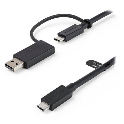 StarTech 1m 2-in-1 Hybrid Dock Cable with USB-A Adapter