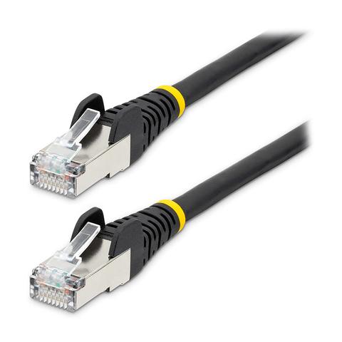 StarTech CAT6a Ethernet Cable 3m Black 500MHz Snagless Patch Cord