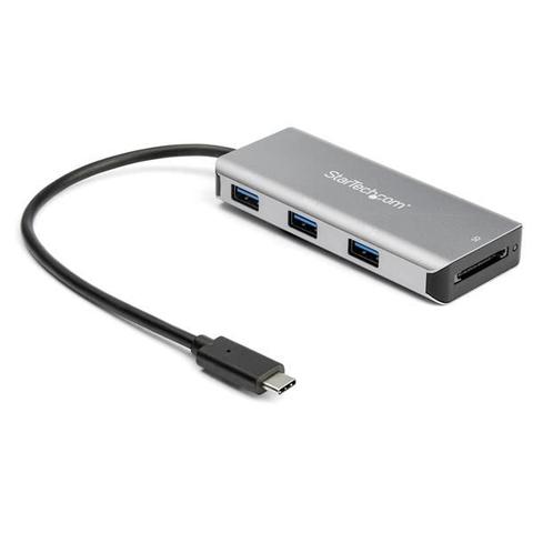 StarTech 3 Port USB C Hub with SD Card Reader/3x USB 10Gbps - Bus Power