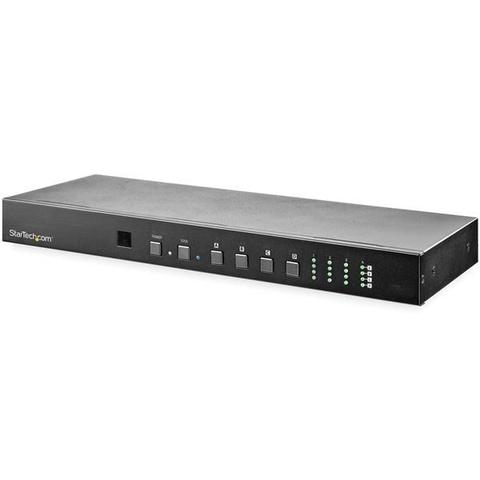 StarTech 4x4 HDMI Matrix Switch w/ Audio and Ethernet Control - 4K 60Hz