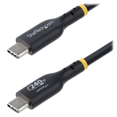StarTech 4m 240W PD USB-C Charging Cable - Black