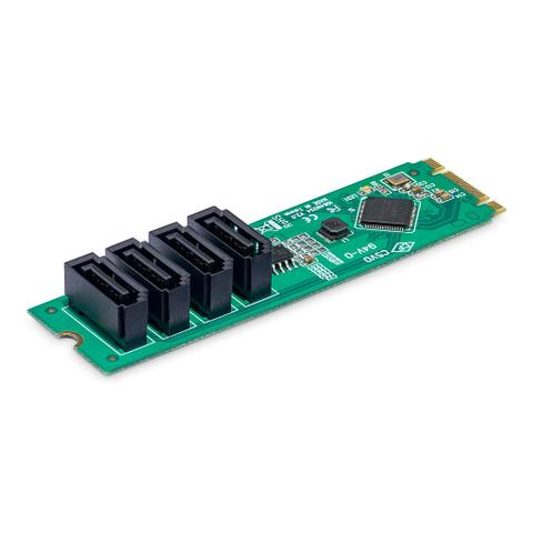 StarTech 4-Port M.2 to SATA Adapter Card