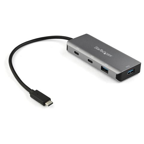 StarTech 4 Port USB C Hub 10Gbps - USB-C to 2xUSB/2xUSB-C - Bus Powered