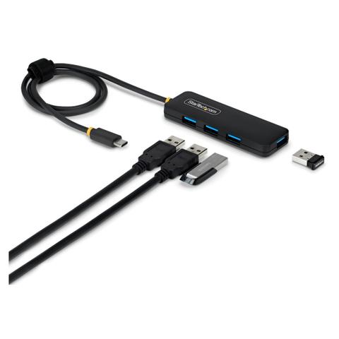 StarTech 4-Port 0.6m USB 3.2 Type-C to USB-A Bus Powered Hub