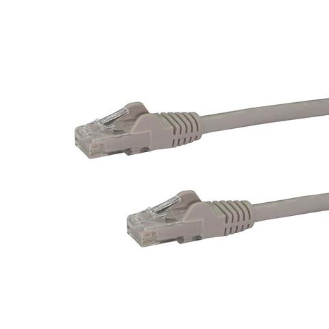 StarTech CAT6 Ethernet Cable 7.5m Grey 650MHz 100W Snagless Patch Cord