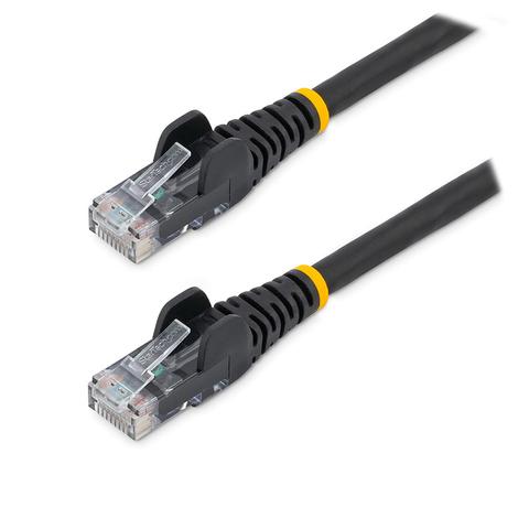 StarTech 7m LSZH CAT6 Ethernet Cable - Black Snagless Patch Cord