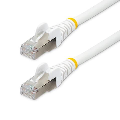 StarTech 7m LSZH CAT6a Ethernet Cable - 10GbE S/FTP 100W PoE White