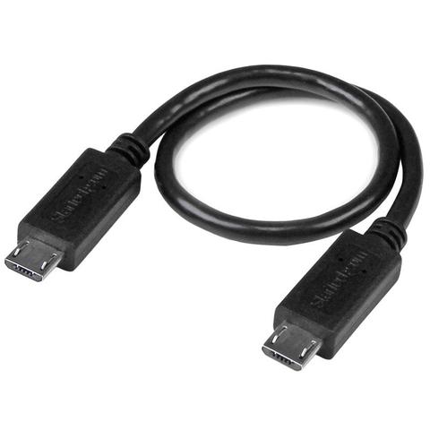 StarTech 8in USB OTG Cable - Micro USB to Micro USB - M/M
