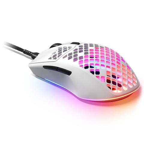 SteelSeries Aerox 3 Wired Gaming Mouse (Snow)