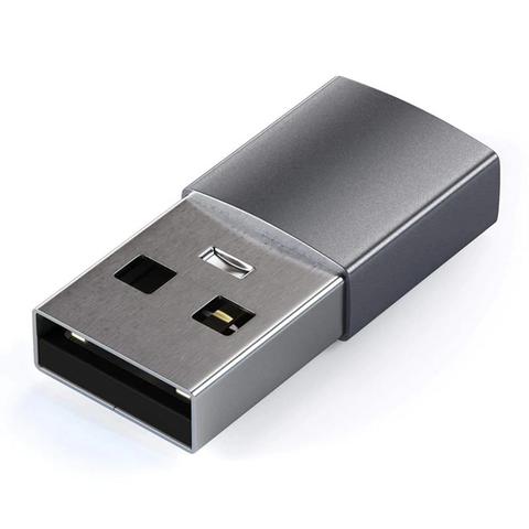 Satechi Aluminium USB-A to USB-C Adapter - Space Grey