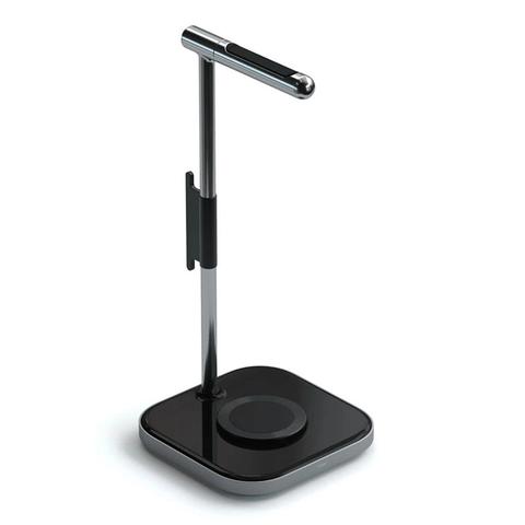 Satechi 2 in 1 Headphone Stand with Wireless Charger