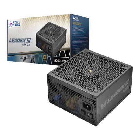 Super Flower Leadex III 1000W Gold PCIe 5.1 Fully Modular Power Supply