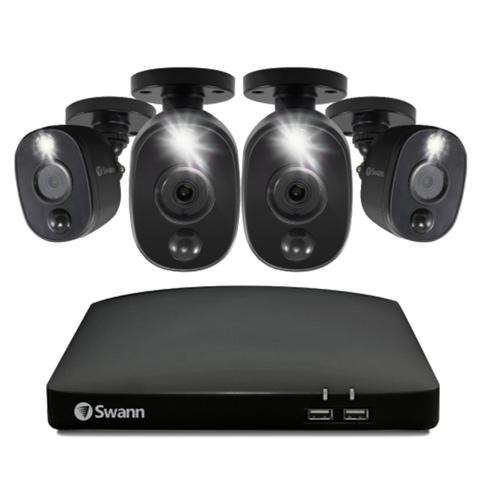 Swann 4 Camera 4 Channel 1080p Full HD DVR Spotlight Security System