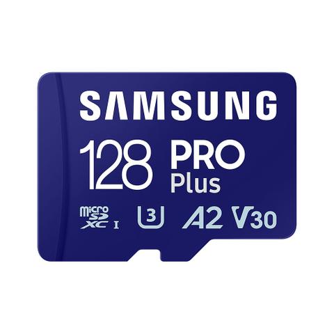 Samsung 128GB PRO Plus microSDXC V30 A2 U3 Memory Card - 180Mb/s