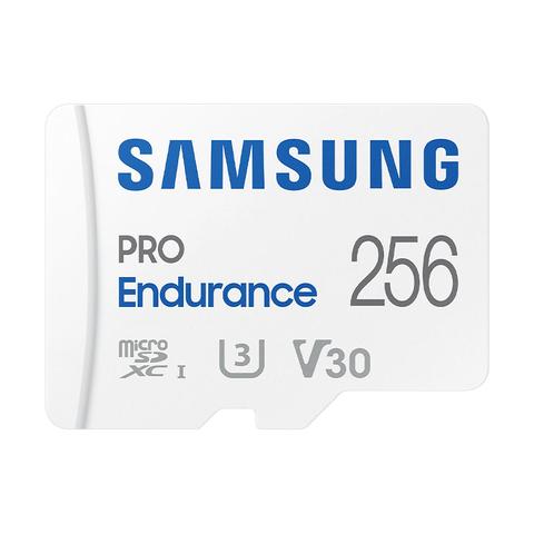 Samsung 256GB Pro Endurance Micro SDXC Memory Card with Adaptor - 100MB/s
