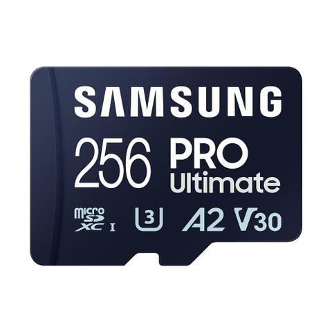 Samsung 256GB PRO Ultimate UHS-I microSDXC Card with SD Adapter