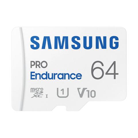 Samsung 64GB Pro Endurance Micro SDXC Memory Card with Adaptor - 100MB/s
