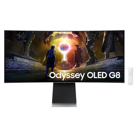 Samsung Odyssey OLED G8 34" 175Hz UWQHD 0.03ms Ultra-Wide Curved Gaming Monitor