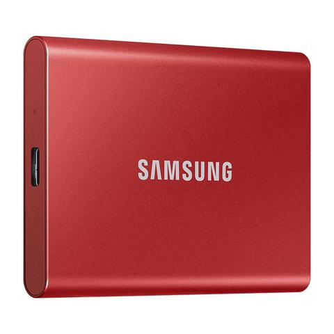 Samsung T7 2TB USB 3.2 Gen2 External Portable SSD - Red