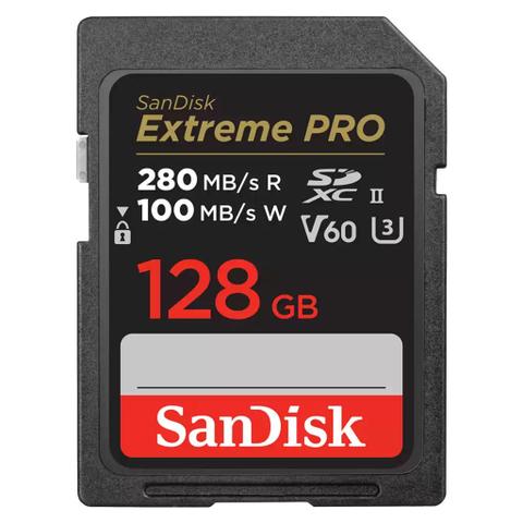 SanDisk Extreme Pro SDXC 128GB 280/100MB/s Memory Card