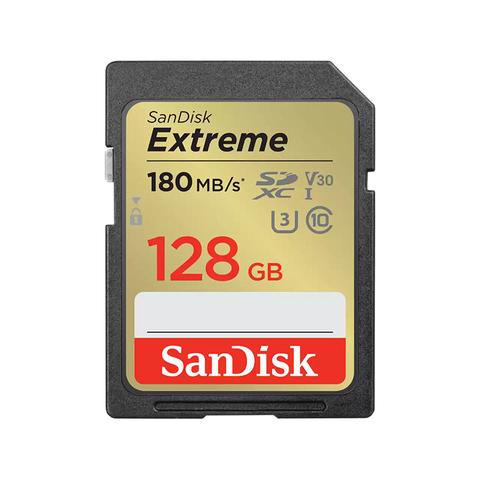 SanDisk Extreme SDXC 128GB 180MB/s Memory Card