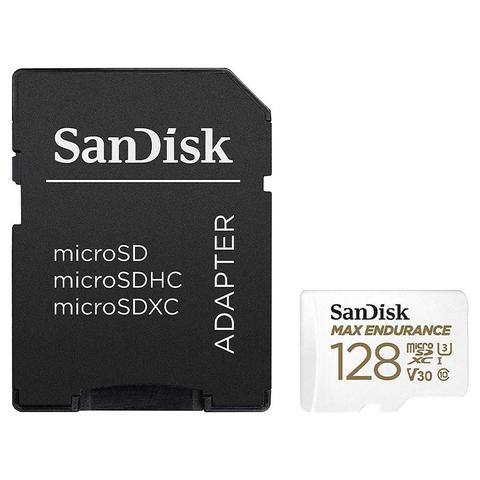 Sandisk MAX ENDURANCE MicroSD 128GB V30 Memory Card