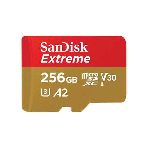 SanDisk 256GB Extreme MicroSDXC UHS-I Memory Card - 190MB/s
