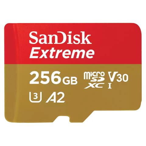 SanDisk Extreme MicroSDXC 256GB 190MB/s Memory Card