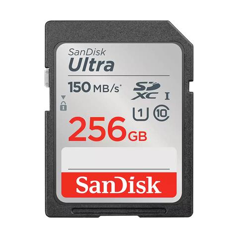 SanDisk Ultra SDXC 256GB 150MB/s Memory Card