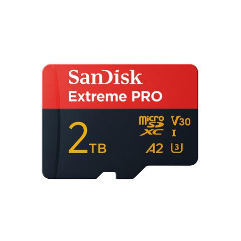 SanDisk 2TB Extreme PRO microSDXC UHS-I U3 V30 Memory Card - 250MB/s w/ Adapter