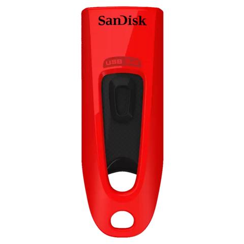 SanDisk 32GB Ultra USB 3.0 Flash Drive - Red