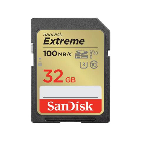 SanDisk 32GB Extreme SD UHS-I Memory Card - 100MB/s