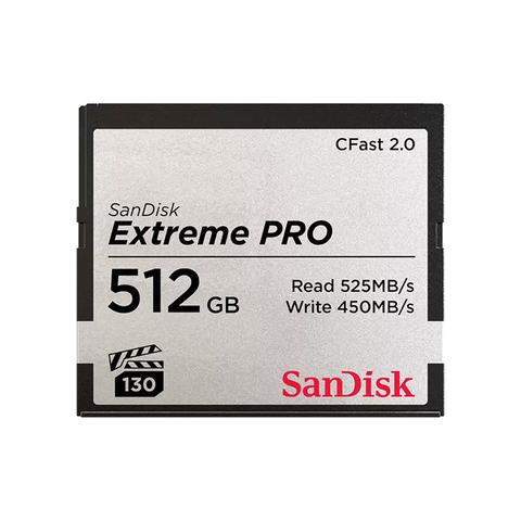 SanDisk 512GB Extreme PRO CFast 2.0 Memory Card - 450MB/s