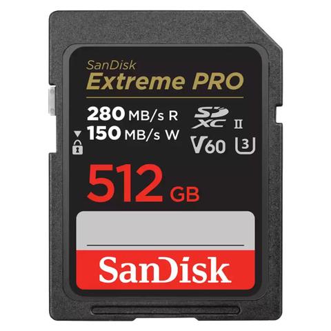 SanDisk Extreme Pro SDXC 512GB 280/100MB/s Memory Card