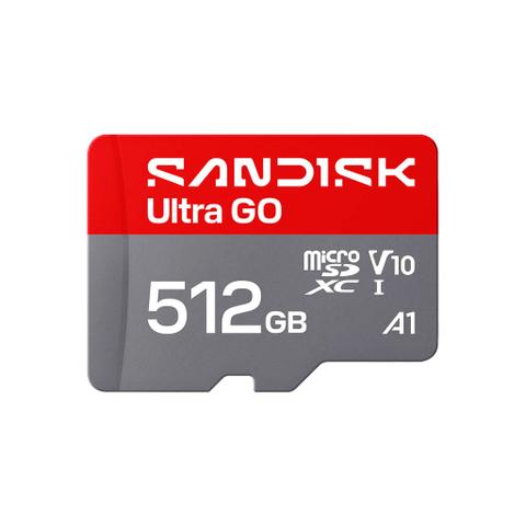 SanDisk 512GB Ultra Go microSDXC UHS-I Memory Card - 190MB/s