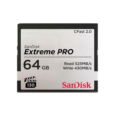 SanDisk 64GB Extreme PRO CFast 2.0 Memory Card - 430MB/s