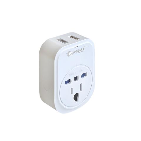 Sansai STV-907AC USB-A + USB-C Travel Adaptor