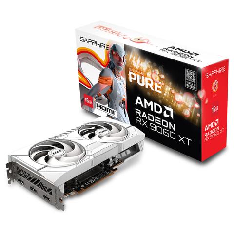 SAPPHIRE Radeon RX 9060 XT PURE GAMING OC 16GB Video Card