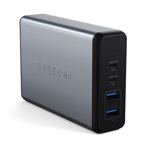 Satechi 108W Pro Type-C PD Desktop Charger, Space Grey - ST-TC108WM