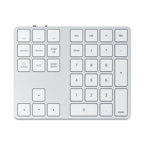 Satechi Bluetooth Extended Keypad, Silver - ST-XLABKS