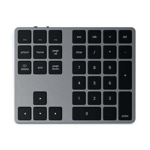 Satechi Bluetooth Extended Keypad, Space Grey - ST-XLABKM
