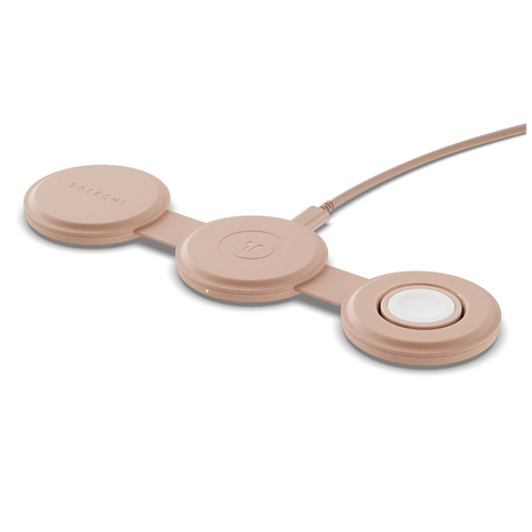 Satechi OntheGo 3 in 1 Wireless Charger (Desert Rose)