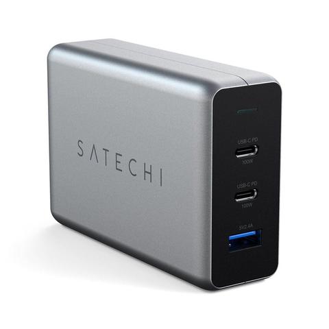 Satechi 100W USB-C PD GaN Compact Charger - ST-TC100GM-AU