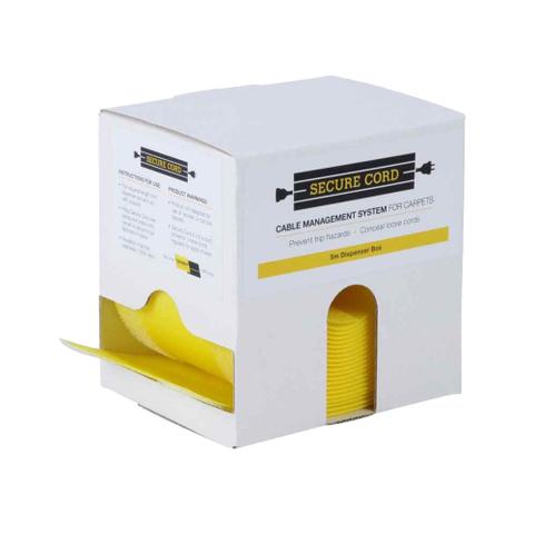 Secure Cord for Carpets - 5m - Yellow