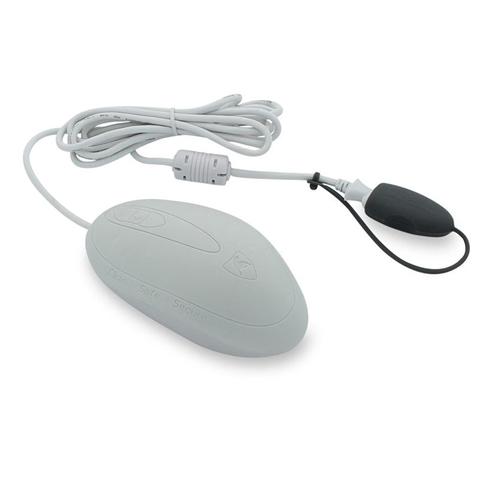 Seal Shield Silicone Waterproof Optical Mouse - White