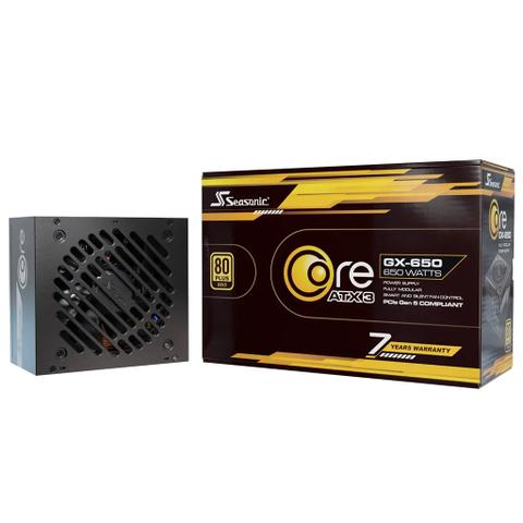 Seasonic Core GX Series 650W 80+ Gold Fully Modular ATX3 Power Supply