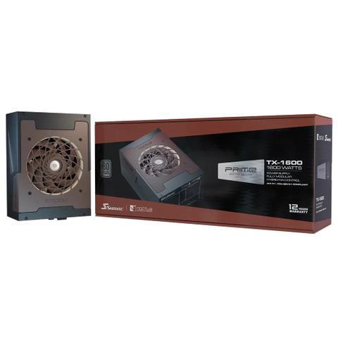 Seasonic Prime TX-1600 80+ Titanium Fully Modular Power Supply - Noctua Edition