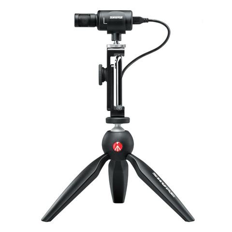 Shure MV88+ Digital Stereo Video Kit w/ Microphone, Tripod, Phone Clamp & Mic Clip