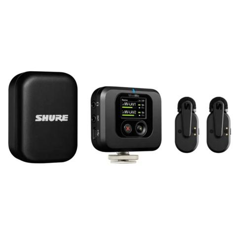 Shure MoveMic Two Receiver Kit - Two-Channel Wireless Lavalier Microphone System